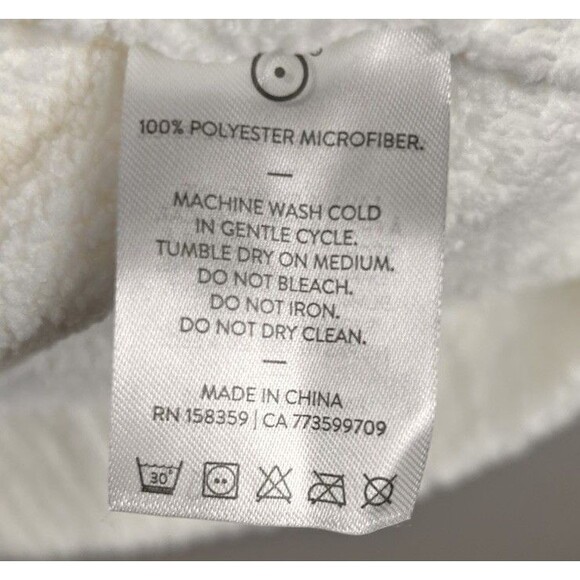 Sunday Citizen Blanket Hoodie White One Size NWT - Picture 10 of 10